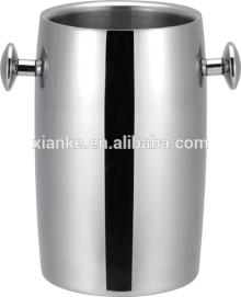 Top quality 2.0L Stainless Steel champagne bucket round cooler