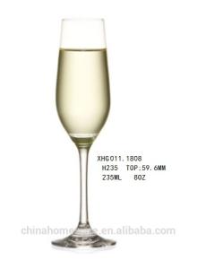 8oz Cheap crystal stem champagne glass water glass