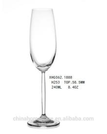 8.4oz Cheap crystal rose type stemed mini champagne glass