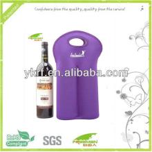 Neoprene 2 pack red wine bottle bag