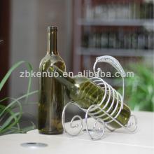 750ml bordeaux glass wine bottle red wine bottle dark green