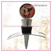 custom picture red wine bottle stopper rubber wine stopper