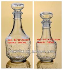 Clear Glass Red Wine Bottle Wholesale