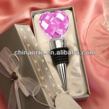 Elegant Heart  shape  red  wine   bottle  stopper For Party Decoration Favor