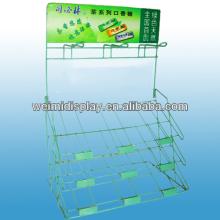 economy chewing gum display metal rack wire display rack with 3 layers MT-178
