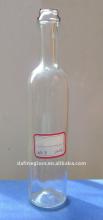 500ml & 17 oz transparent glass champagne bottle