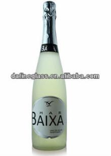 750ml long tall champagne bottle flask glass wholesale