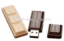  Chocolate  usb flash drive,  white   chocolate  bar pen drive,  chocolate  bar usb pen