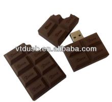 chocolate usb disk, chocolate pen drive, chocolate bar usb