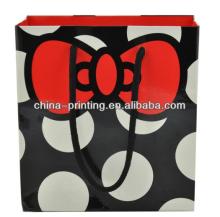 Cheap shopping handle paper bags for red wine