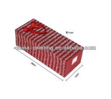 Latest design cheap high quality paper bag for red wine