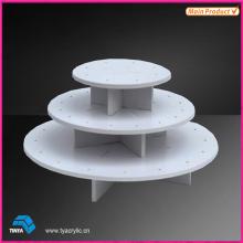 3 Tier Round Clear Acrylic Lollipop Candy Display Stand