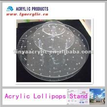 Acrylic Pop Round Lollipop Display.Lollipop Stand