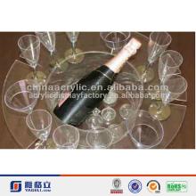 acrylic wine champagne ice buckets to hold the champagne, icecream etc. (the size and shape is accor