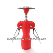 Zinc alloy and Plastic Red Wine Opener CX7729