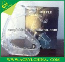 Bespoke Popular Plexiglass wine racks/Acrylic Red-wine bottle holders
