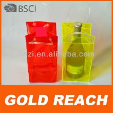 Portable wine chill tote carrier beer bottle cooler freeze champagne bag