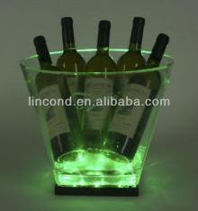 Colorful champagne LED ice bucket factory price