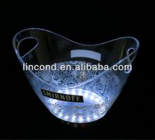 3.5L double wall plastic champagne ice beer bucket