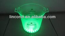 Battery Charged LED ice bucket/Champagne ice bucket at club&bar