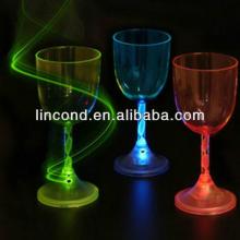 LED Flashing champagne glass, drinking glass for bar, club
