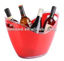 2013 hot sale 8L big custom acrylic Ice Bucket for champagne chilling and holding