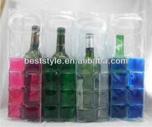 china new design pvc ice bag with printing for red wine
