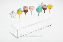 lovely acrylic square shape sweat candy lollipop display stand