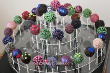 lovely acrylic round shape sweat candy lollipop display stand from china