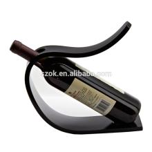 Single luxury high quality acrylic red wine display rack for sale