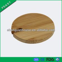 High Quality bamboo Lid , Ceramic mug with lid, Ceramic Coffee cup lids