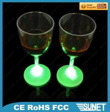 2014 High quality Romantic flashing LED red wine glass cup promotion gift party supply
