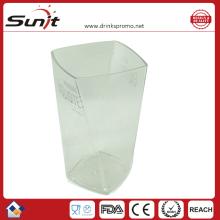 Transparent design plastic champagne ice bucket