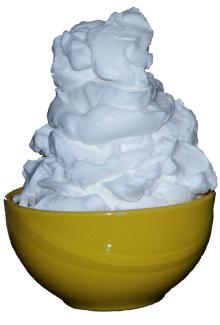 Whipped cream substitute
