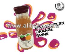 Mangosteen juice and tangerine mixed