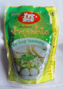 Clear Soup Seasoning more delicious and easier with one spoon.