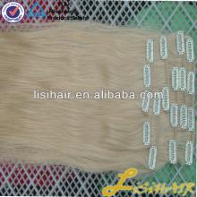 Factory Wholesale Hair/ Red Wine Color Clip Hair Extension