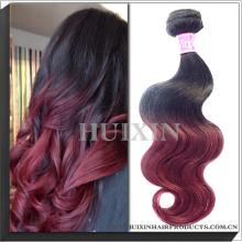 New Arrival red wine hair weave