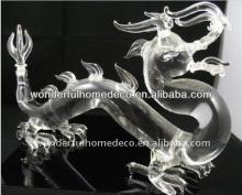 glass dragon bottle/750ml glass wine bottles wholesale