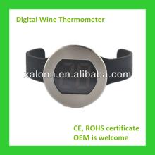 Wine accessories lcd red wine bottle thermometer
