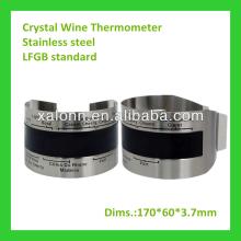Stainless steel red wine crystal wine thermometer