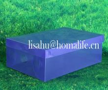 Decorative plastic box for chocolate bread with lid