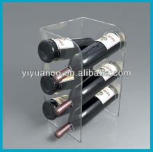 Modern acrylic red wine display shelf