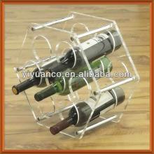 Beautiful acrylic dry red  wine  display  rack 