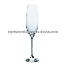 handmade clear champagne crystal drinking wine glass cup set
