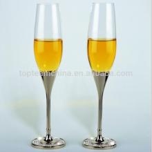 clear lead free crystal 200ml champagne flutes