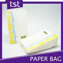 White Kraft Paper Bags For Food Packing