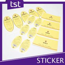 Printing  Custom   Sticker  For Red Wine