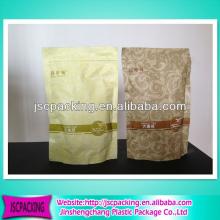 500gram Zip Lock Stand Up Pouch Plastic bag With Aluminum Foil