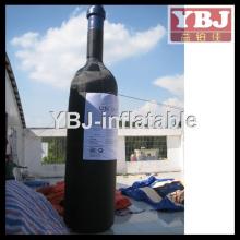 commercial red wine bottle advertiding inflatable